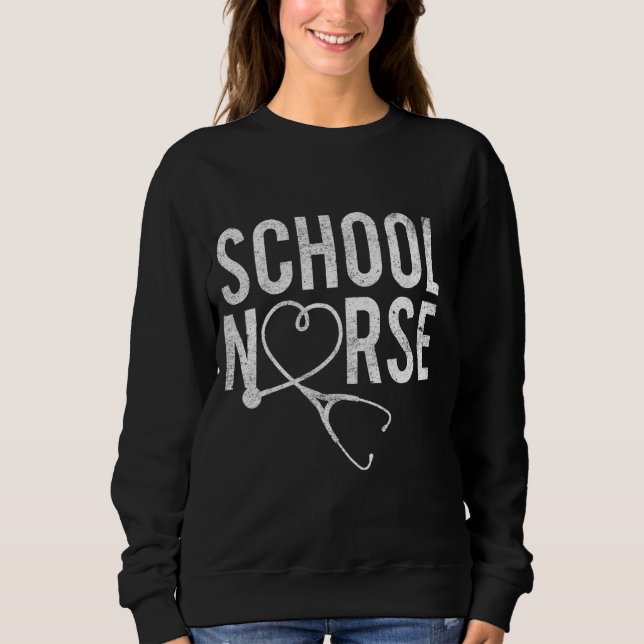 School Nurse T Shirt (Framsida)