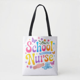 School Nurse Tote Bag Tygkasse