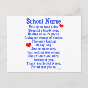School Nurse Vykort