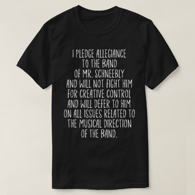 School of Rock Classic T-Shirt (Design framsida)