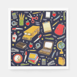 School Party Teacher Napkins Pappersservett
