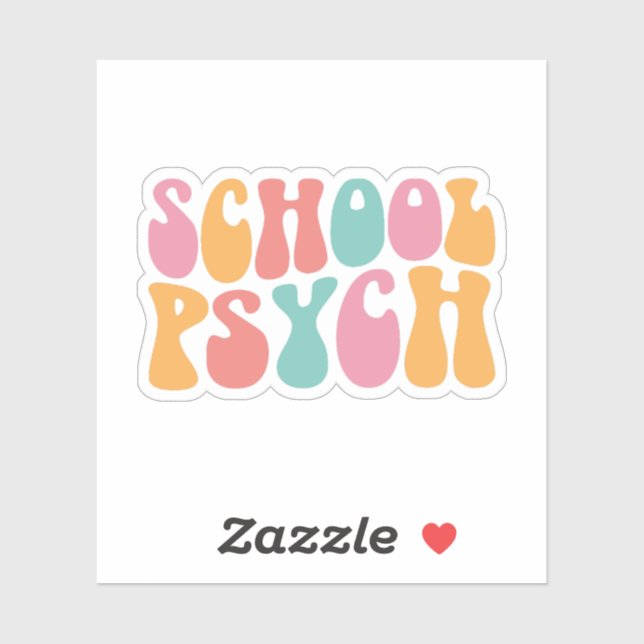 School Psychologist – School Mental Health Klistermärken (Ark)