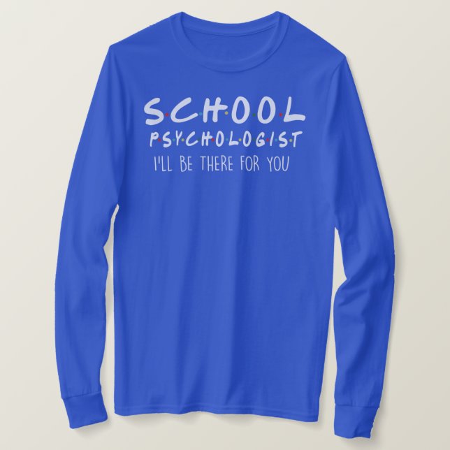 School Psychologist  T Shirt (Design framsida)