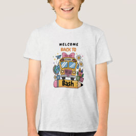 School’s Back Bash! Editable End of Summer Party T Shirt