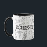 School Science Teacher Doodle Science Art Coloring Mugg<br><div class="desc">Skolforskarläraren Doodle Science Art Coloring School Classroom Poster handdragna doodlar av subjekt-relaterade motiv. Denna skolforskarlärare Doodle Science Art Coloring School Classroom Poster att konstnärens innersta väsen återspeglas. Perfekten för skolforskarläraren Doodle Science Art Coloring School Classroom Poster älskare i alla åldrar. #science Lärare #science Art #Läraruppskattning #Läraruppskattningsdag #Lärarpresenten #science classroom poster...</div>