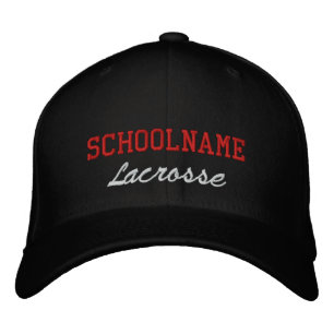 School Spirit Lacrosse - Embroized Hat Broderad Keps