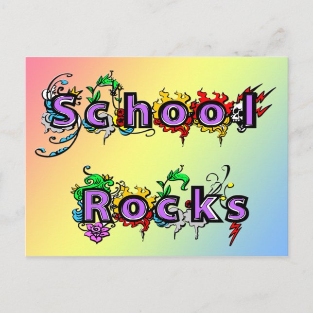 School Sten Vykort (Framsida)