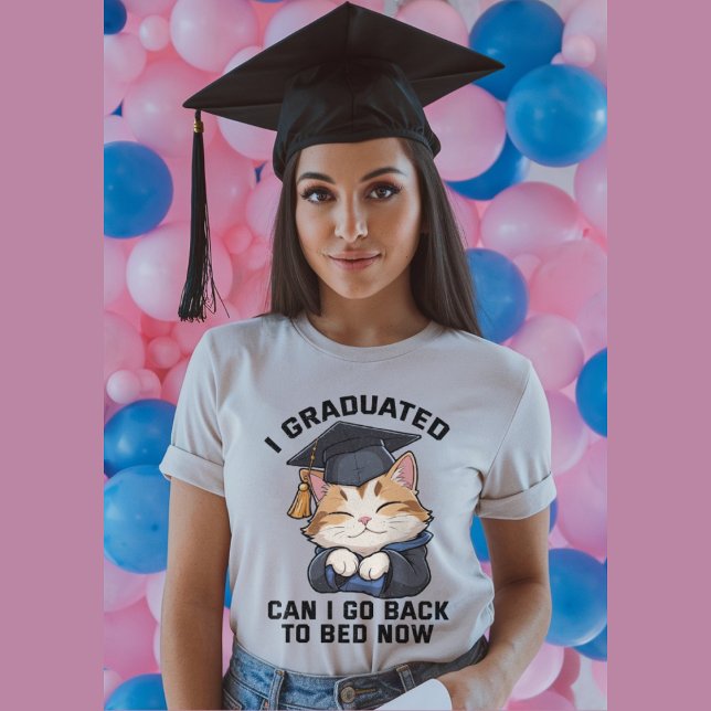 School Studenten Cat T Shirt (Skapare uppladdad)