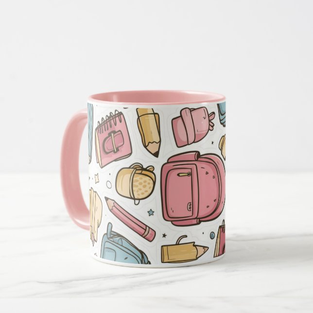 school supplies coffee mug mugg (Framsida vänster)