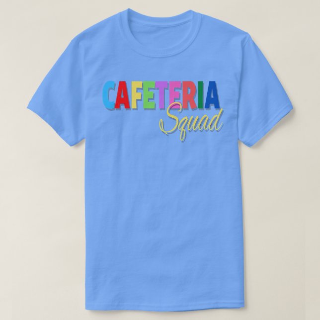 School Support Team Matching of Cafeteria Squad Wo T Shirt (Design framsida)