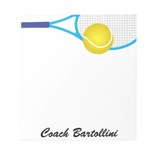 School Tennis Note Pad - SRF Anteckningsblock (Framsida)