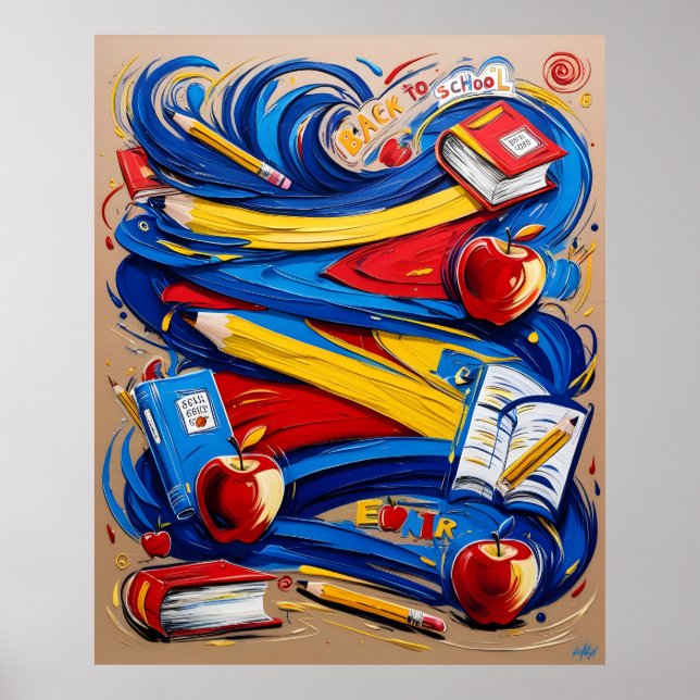 School Vibes Poster (Framsidan)