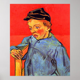 Schoolboy av Vincent van Gogh Poster