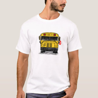 schoolbuswithstopsignteeshirt t-shirt