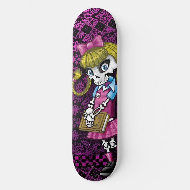 Schoolgirlskelett Skateboard Bräda 19,5 Cm (Framsida)