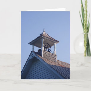 "Schoolhouse Belltower" gratulationskort Kort