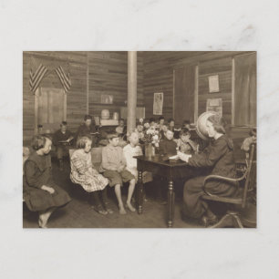 Schoolhouse by Lewis Hine, 1921 Vykort
