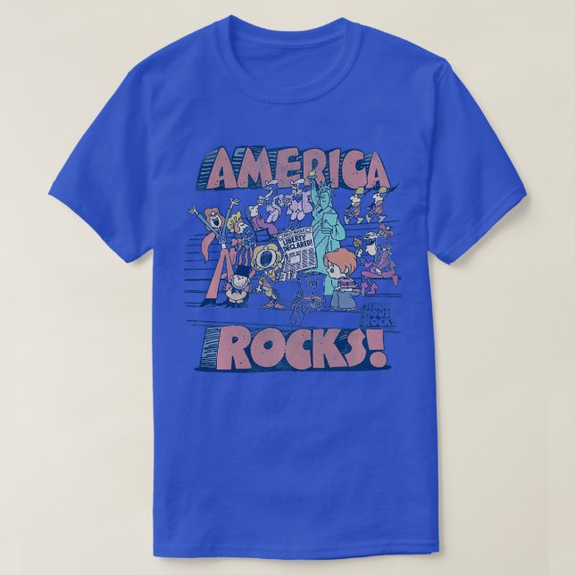 Schoolhouse Rock America Rocks  T Shirt (Design framsida)