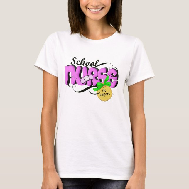 SchoolNurse TlcCreations T-shirt (Framsida)