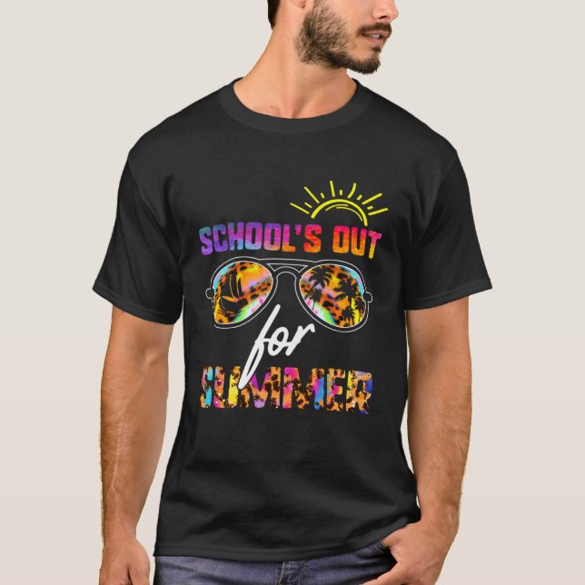 School's Out For Summer Teacher Vacation Summer Te T Shirt (Framsida)