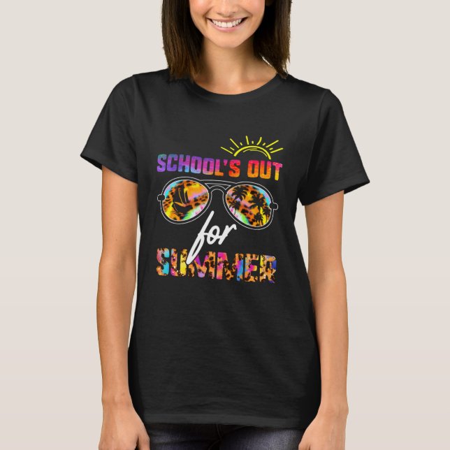 School's Out For Summer Teacher Vacation Summer Te T Shirt (Framsida)