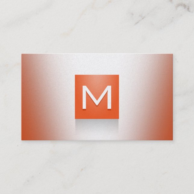 Schoon guld visitkort (Framsida)