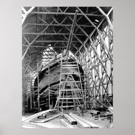 Schooner Construction Poster
