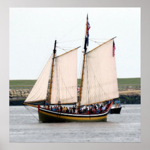 Schooner Fame Poster
