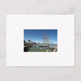 Schooner Melissa i Galveston, TX Vykort