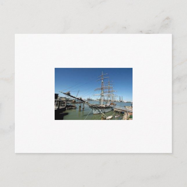 Schooner Melissa i Galveston, TX Vykort (Framsida)