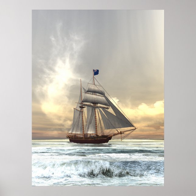 Schooner Poster (Framsidan)