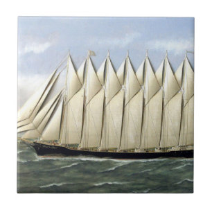 Schooner Thomas W Lawson 1900-talet Kakelplatta
