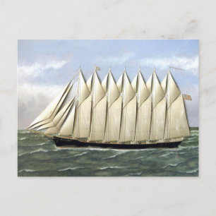 Schooner Thomas W Lawson 1900-talet Vykort