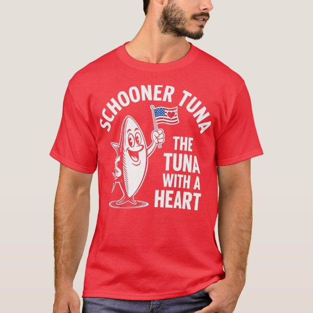 Schooner Tuna T Shirt (Framsida)