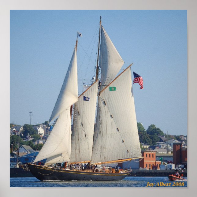 Schooner Virginia Poster (Framsidan)