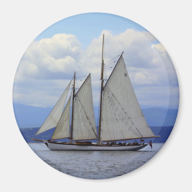 Schooner Zodiac Magnet (Framsidan)