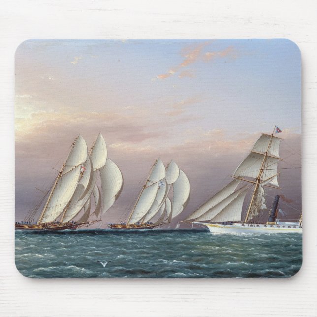 Schooners Dreadncusand Columbia 1870 Musmatta (Framsidan)