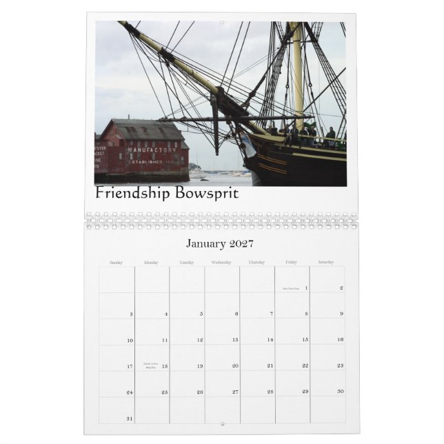 Schooners & fartyg - 2013 kalender (Jan 2027)