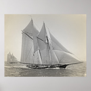 Schooneryacht Fortuna Poster