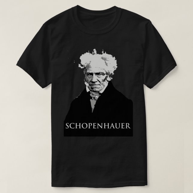 Schopehauer T Shirt (Design framsida)