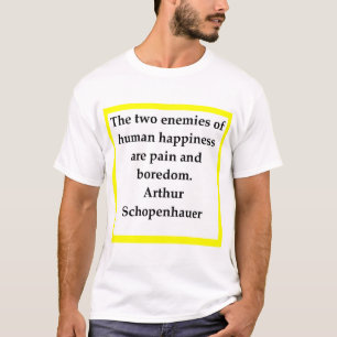 schopenhauer arthur, t shirt