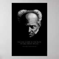 Schopenhauer-citat: Till levande Ensam