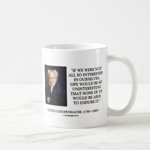 Schopenhauer intresserade i oss själva kaffemugg
