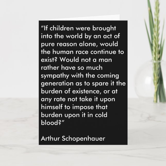 Schopenhauer-Mor-kort Kort (Framsida)