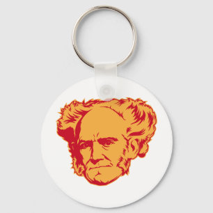 Schopenhauer porträtt Keychain Nyckelring