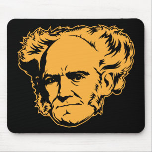 Schopenhauer porträtt Mousepad Musmatta