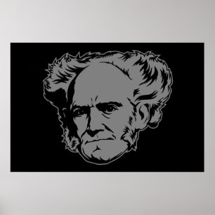 Schopenhauer Porträtt Poster