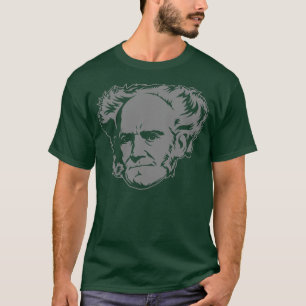 Schopenhauer porträtt t-shirt