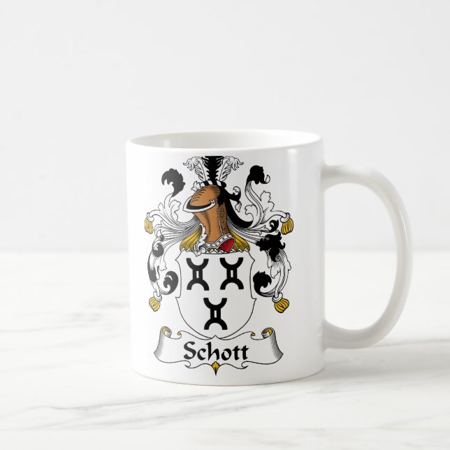 Schott familjvapensköld kaffemugg (Höger)