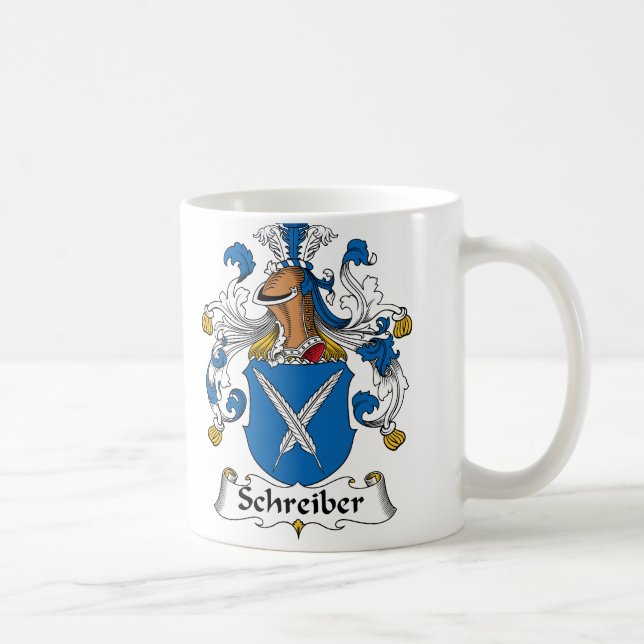 Schreiber familjvapensköld kaffemugg (Höger)